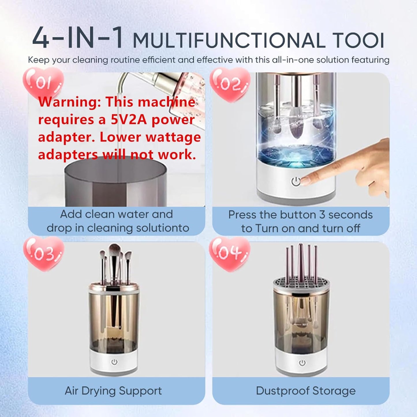 Makeup Brush Cleaner Machine